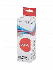 Чернила Sakura 4716C001 (GI-43R) для Canon, красный, 3800 к., 60 мл.